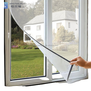 Moustiquaire magnétique moderne mains libres en maille avec fonction <span class=keywords><strong>anti</strong></span>-insectes pour fenêtres, extérieur et salle de bain - Product Image 3