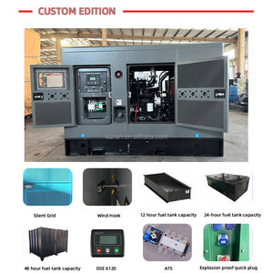 Geradores Marítimos a Diesel Trifásicos Refrigerados a Água Salgada Kunan Suppliers 6.5 kW 10kW 10kVA 15kVA 500kVA 750kVA Tipo Maleta para Venda na China - Product Image 5