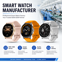 Montre connectée P6 en gros d'usine, écran rond TFT de 1,38 pouce, appels Bluetooth, étanchéité IP67, montre connectée sportive avec logo personnalisé
