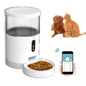 LovePaw Pet Supplies APP Remote Control Microchip Dog Wifi Cat Food Dispenser Feeder Camera Smart Automatic Pet Feeder