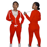 Ensemble deux pièces pour femme : survêtement à cordon de serrage et cardigan zippé, collection automne 2026, tailles XS-3XL – Grande Vente