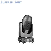 Projecteur Lyre 3-en-1 Beam Spot Wash 500W 371W 8500K 2500H avec Prisme 8+6, Zoom, Écran Tactile et DMX512 pour Fêtes, Mariages et Concerts