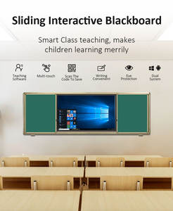 Tablero de aula inteligente pantalla táctil para enseñanza escolar <span class=keywords><strong>Pizarra</strong></span> Interactiva <span class=keywords><strong>pizarra</strong></span> digital push pull - Product Image 2