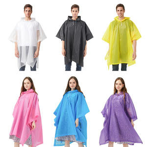 Women's <strong>Waterproof</strong> Long Raincoat with Hat Ladies <strong>for</strong> <strong>Poncho</strong> <strong>for</strong> Camping and Tours Adults Rain Coat <strong>for</strong> Rainy Days - Product Image 3