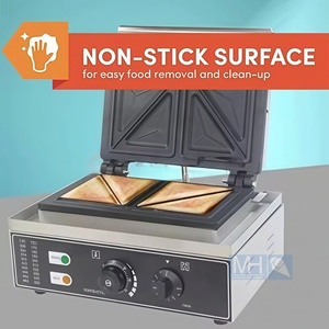 Gran oferta de sandwichera tostada de acero inoxidable 3 en 1, Mini máquina eléctrica comercial <span class=keywords><strong>para</strong></span> hacer sándwiches <span class=keywords><strong>para</strong></span> Snack <span class=keywords><strong>Bar</strong></span> - Product Image 4