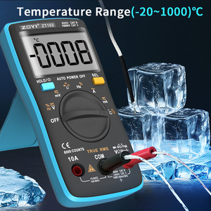 ZOYI ZT102 - Multímetro Digital Inteligente de Alta Precisión con Pantalla de 6000 Dígitos, True RMS, para Medir Voltaje, Corriente, Resistencia y Frecuencia - Product Image 4
