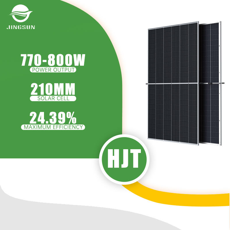 JINGSUN N Type Bifacial HJT Solar Panels 770W-800W for Efficient Solar ...