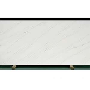 Comptoirs de cuisine contemporains de style moderne Plateaux de vanité et dessus de table Usine directe Calacatta Dalles de pierre de quartz artificiel - Product Image 1