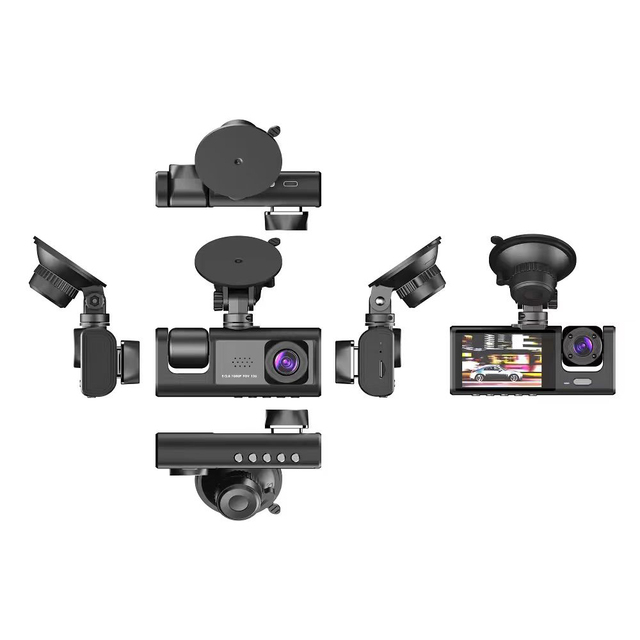 3 Channel Hidden Dash Cam Car Dash Camera Front and Back hd Dvr Front Camera Car 1080P Rearview Mirror with Camera