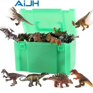 AiJH Pvc dinosaurio juguetes mundo educativo Animal modelo plástico promocional animales dinosaurios modelos conjunto