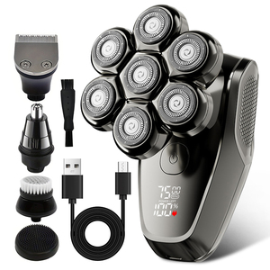Men's 5-in-1 <b>Shaver</b> Rechargeable Seven Shaving Heads Self-Use Digital Display <b>Face</b> Machine USB Power Source Men's Rechargeable E - Product Image 1