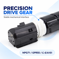 Cartouche de toner compatible NPG-71 GPR55 C-EXV51 pour copieurs ImageRUNNER ADVANCE C5535i C5540i C5550i C5560i
