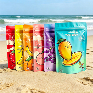 Custom Stand Up Pouch Food Packaging Bags With Zipper Top Digital Printing Laminated BOPP AL PE Resealable For Snacks - Product Image 6