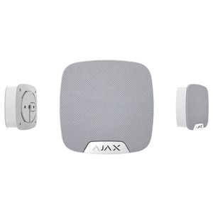 Ajax HomeSiren 868Mhz ไซเรนไร้สายในร่ม สีขาว สัญญาณเตือนภัยแบบเสียง พลาสติก IP40 - Product Image 2