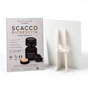 Expositor de Cartón Blanco Personalizado en Forma de L, Soporte para Tarjetas, para Presentación de Productos en Estantes de Venta Minorista - Product Image 1