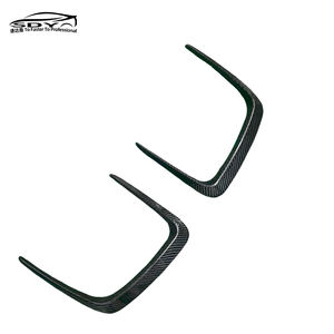 Séparateur de capot avant en fibre de carbone G80 G82 M3 M4 Séparateur de capot avant Couvercle de moteur Bouches d'aération pour <span class=keywords><strong>BMW</strong></span> G80 M3 G82 M4 G83 - Product Image 5