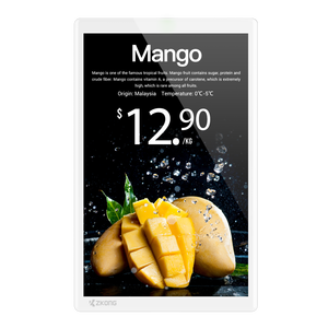 Zkong 10,<span class=keywords><strong>1</strong></span> pulgadas <span class=keywords><strong>LCD</strong></span> etiqueta de precio supermercado estante publicidad pantalla para centro comercial y tienda minorista cartel Digital SDK función - Product Image 1