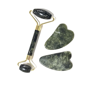Rodillo facial de jade xiuyan, piedra natural, color verde, precio barato, herramientas para el cuidado de la piel al por mayor - Product Image 4