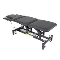 Table de physiothérapie à 5 sections pour la science du sport et la réadaptation, table de massage électrique à levage, table de décompression spinale, canapé d'ostéopathie