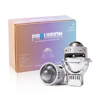 Pabrik grosir P6 3 inci LED Universal lampu depan mobil lensa proyektor 60w 6600lm led lampu kepala Biled lensa proyektor