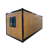 Maison modulaire en conteneur plat de 20 pieds pour la construction d'hôpitaux et l'utilisation comme dortoir