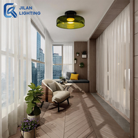 Plafonnier LED moderne et minimaliste à bord incliné pour chambre à coucher, chambre d'enfant créative, personnalisé