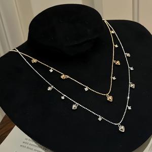 S925 Pure <b>Silver</b> Sweet Retro Four <b>Leaf</b> Flower Pendant <b>Necklace</b> Trendy Court Style Luxurious with Fairy and Niche Design - Product Image 5