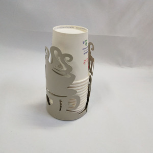 Storage China Good Price Iron Table Decoration Star Paper Cup Storage Rack Metal Cup Holder