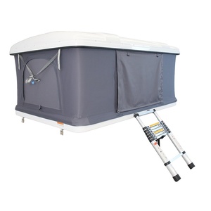 Tente de toit de voiture QT, best-seller transfrontalier, pour camping en plein air, imperméable, à coque rigide, ouverture automatique rapide, double place - Product Image 1