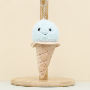 Happy Plush Kawaii Helado Llavero de peluche Helado Juguete de peluche Colgante de llave de teléfono móvil - Product Image 4