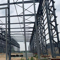 Construcción Rápida de Estructuras Metálicas Prefabricadas, Edificio Metálico de Acero Resistente, Almacén de Estructura de Acero Prefabricado
