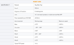 6 eksenli yük <span class=keywords><strong>5kg</strong></span> otomatik endüstriyel ekipman Cobot weldingcollaborrobot kol - Product Image 6