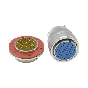 Connecteur Circulaire Hermétique MX33-55P, Connecteur de Passage Sous Vide en Verre Fritté MX33, Prise Mâle - Product Image 1