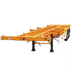 Semirremolque de Transporte de Contenedores de 3 Ejes, 20 Pies/40 Pies, Chasis para Contenedores, Transporte de Contenedores Maestros con Cierres de Remolque - Product Image 5