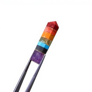 หินคริสตัลธรรมชาติขายส่ง งานฝีมือคริสตัล โรสควอตซ์ คริสตัลพอยท์ทาวเวอร์ แท่งอะเมทิสต์ - Product Image 1