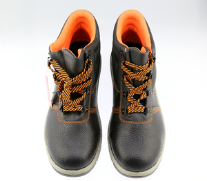 Chaussures de sécurité électriques pour hommes, souliers de sécurité avec bout en acier amovible, en cuir gaufré, Anti-smash, bout en acier - Product Image 3