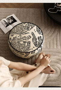 <span class=keywords><strong>Pouf</strong></span> Ottoman Classique Français Personnalisable, Coussin Tabouret, Vente en Gros pour la Décoration Intérieure, Commandes en Gros - Product Image 2