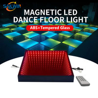 Sailwin Infinity configuration rapide DJ scène lumière 2ft par 2ft sans fil 3D miroir aimant tuile LED piste de danse