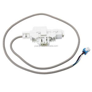 Haute qualité rondelle <span class=keywords><strong>Samsung</strong></span> DC34-00025A interrupteur <span class=keywords><strong>porte</strong></span> serrure pièces de rechange DC34-00025C DC34-00025E couvercle serrure assemblage - Product Image 2