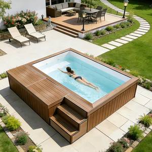 <span class=keywords><strong>Piscine</strong></span> préfabriquée en fibre <span class=keywords><strong>de</strong></span> verre pour adultes, surélevée, pour jardin, terrasse, patio, extérieur, conteneur, spa - Product Image 1