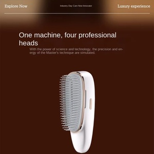 Ensemble de masseur facial électrique 4-en-1 avec têtes interchangeables pour le visage, le soin du cuir chevelu, le Gua Sha, le soin du corps entier et la relaxation musculaire - Product Image 5