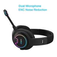 Headphone Game over-ear Gaming asli, Earphone Port USB lampu RGB 7.1 Virtual, Headset Game berkilau