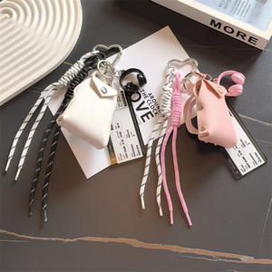 Llaveros, colgantes, bolsos y accesorios creativos <span class=keywords><strong>de</strong></span> cuero PU estilo coreano para monedas pequeñas, llaves <span class=keywords><strong>de</strong></span> alquiler <span class=keywords><strong>de</strong></span> coches y llaves. - Product Image 3