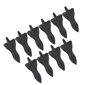 Antenne de toit de voiture style aileron de requin en plastique ABS, lot de 10 pièces, kit carrosserie, installation adhésive - Product Image 1