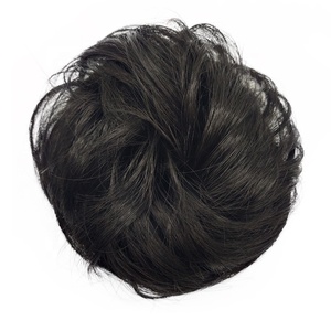 Facile à porter coiffure chignon femmes cercle <span class=keywords><strong>cheveux</strong></span> chignon vraies perruques d'extension de <span class=keywords><strong>cheveux</strong></span> humains - Product Image 4