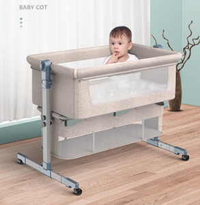 Cuna Móvil Moderna de Alta Calidad <span class=keywords><strong>para</strong></span> Bebés Recién Nacidos, Cuna Ajustable en Altura <span class=keywords><strong>para</strong></span> Dormitorio Infantil - Product Image 1