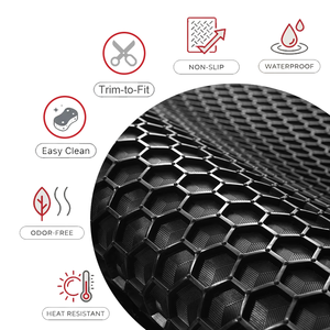 Material de Lámina de PVC en Rollo Tipo Panal, Antideslizante, para Todas las Estaciones, Recortable, Impermeable, Duradero, Inodoro, para Tapetes de Auto - Product Image 2