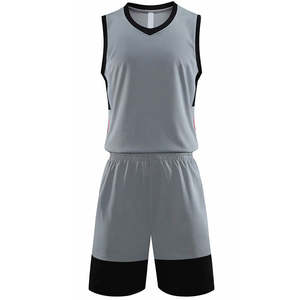 Maillots de basket-ball réversibles respirants en polyester de haute qualité, tailles plus grandes, ensembles d'uniformes personnalisés - Product Image 4