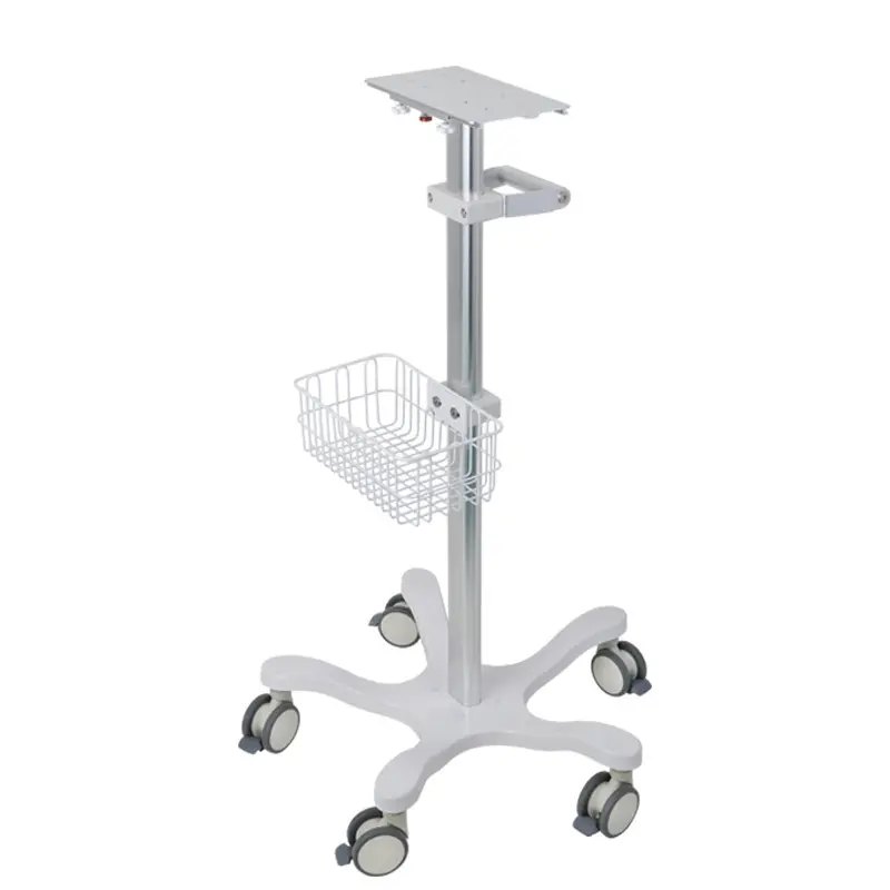 Aluminum alloy material vital signs monitor cart hospital equipment trolley