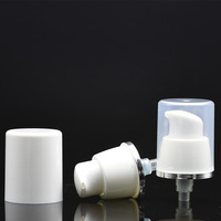 HeLun Stock Emballage de soins de la peau 15ml 30ml 50ml PP Lotion Pompe Bouteilles sans air sous vide avec cercle argenté brillant